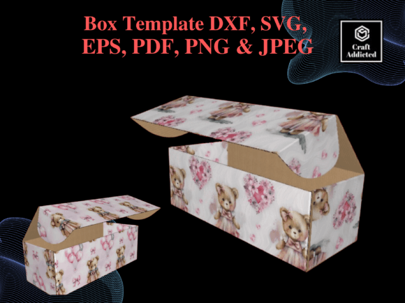 3D SVG Shapes: DIY Self Locking Tray Template Review
