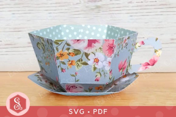 3D SVG Shapes: Teacup and Saucer Favour Review