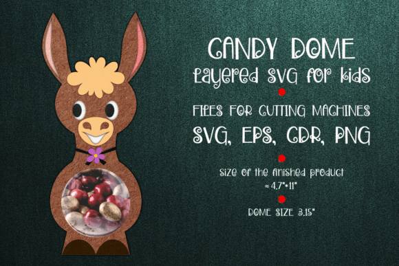 Donkey Candy Dome 3D SVG Shapes Review