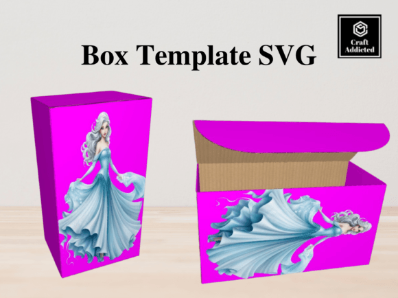 Enchanted Doll Box Template: 3D SVG Shapes Review