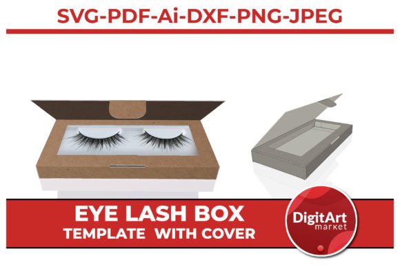 Eyelash Windowed Box Template: 3D SVG Shapes Review
