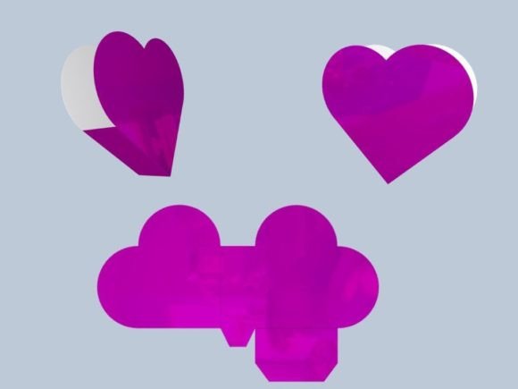 Heart Box Template SVG: 3D SVG Shapes Review