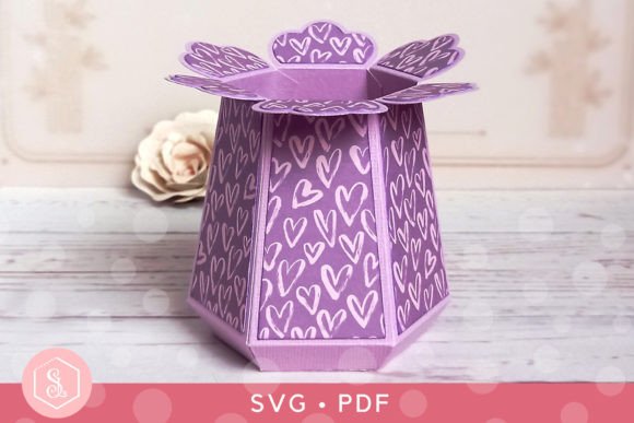 Hexagonal Florist Box 3D SVG Shapes Review
