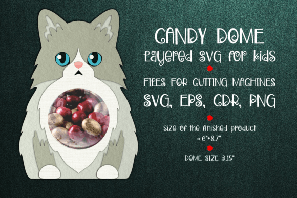Ragdoll Cat Candy Dome Template Review