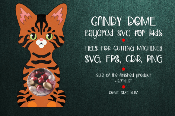 Toyger Cat Candy Dome: 3D SVG Shapes Review