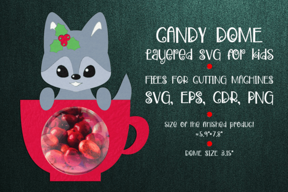 Wolf in a Cup Christmas Candy Dome Review