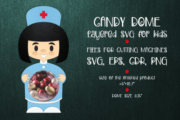 Woman Doctor Candy Dome 3D SVG Shapes Review
